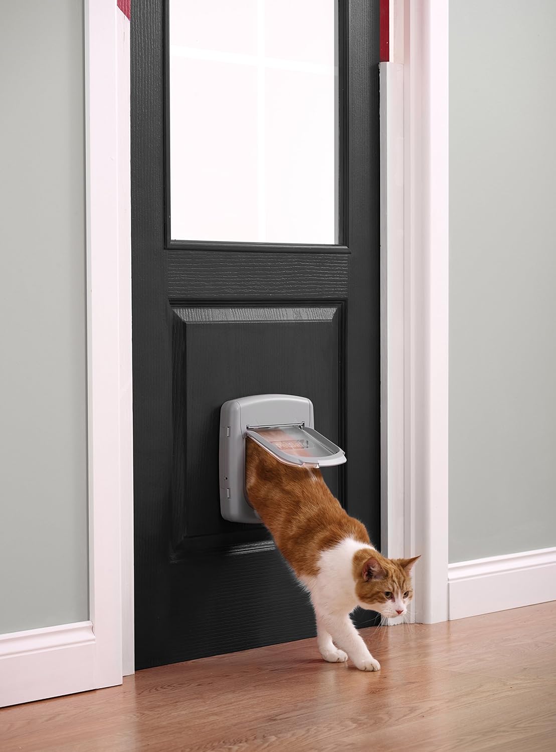 PetSafe 4 Way Locking Deluxe Cat Flap - Grey